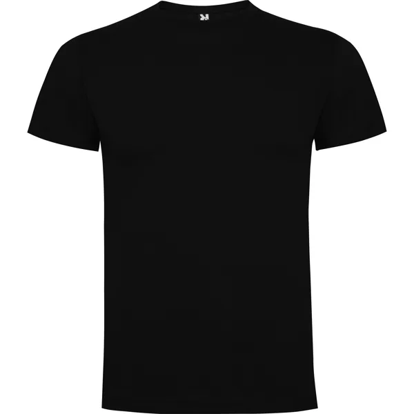 Camiseta de manga corta Dogo Premium de Roly en color negro, vista frontal de la prenda