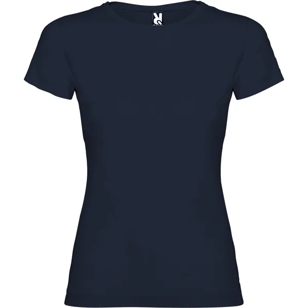 Camiseta de mujer Jamaica de Roly en color marino, vista frontal de la prenda
