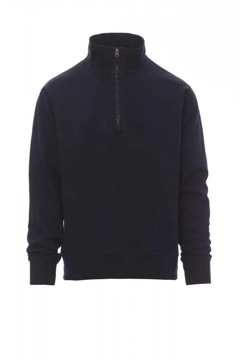 Sudadera con media cremallera Canada de Payper en color azul marino, vista frontal de la prenda